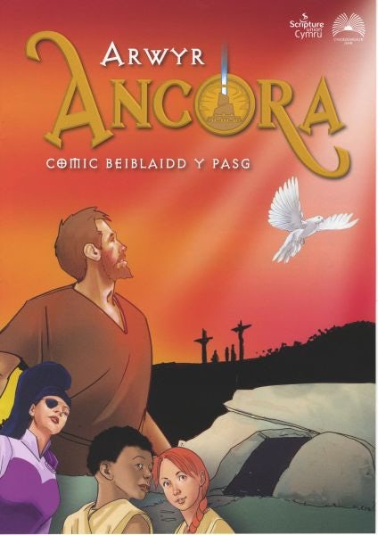 Cover image for Arwyr Ancora: Comic Beiblaidd y Pasg, isbn: 9781859948392