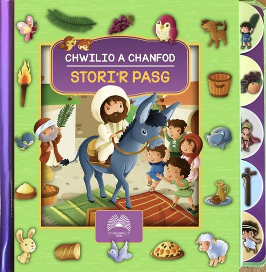 Cover image for Chwilio a Chanfod: Stori'r Pasg, isbn: 9781859948590