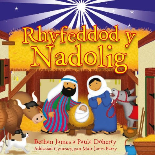 Cover image for Rhyfeddod y Nadolig, isbn: 9781859948613