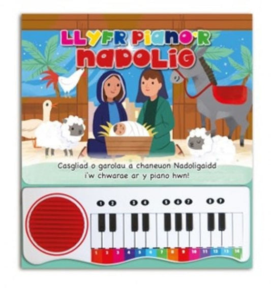 Cover image for Llyfr Piano'r Nadolig, isbn: 9781859949672