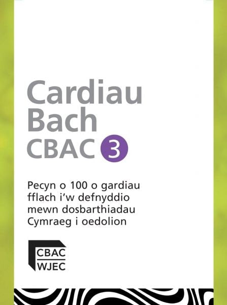Cover image for Cardiau Bach CBAC 3, isbn: 9781860856716