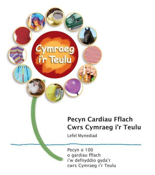 Cover image for Cymraeg i'r Teulu: Cardiau Fflach Lefel Mynediad, isbn: 9781860856792