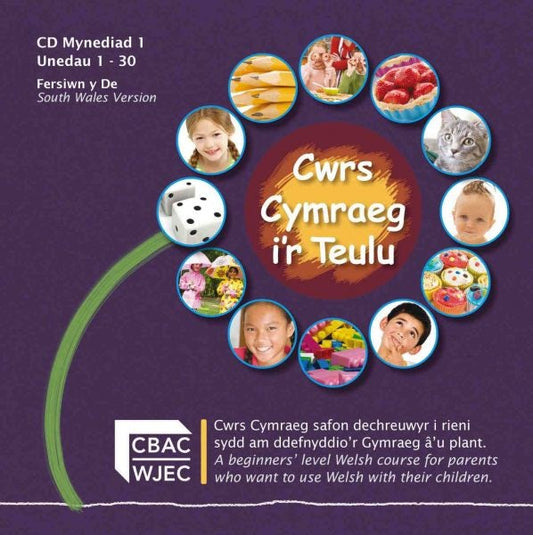 Cover image for Cymraeg i'r Teulu Blwyddyn 1 (Fersiwn y De) - CD, Unedau 1-30, isbn: 9781860856815