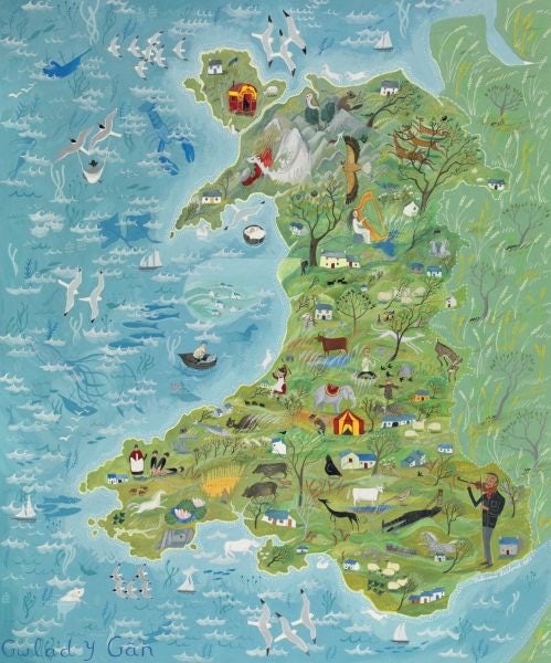 Cover image for Gwlad y Gân (Poster), isbn: 9781862251144