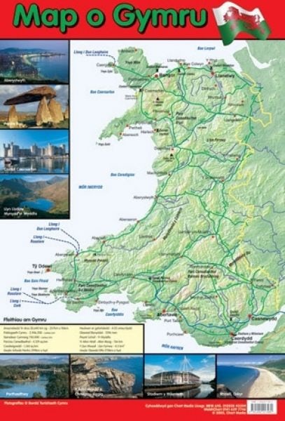 Cover image for Map o Gymru (Poster), isbn: 9781904217480