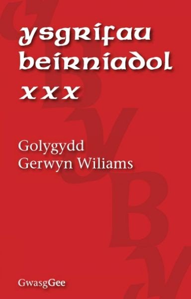 Cover image for Ysgrifau Beirniadol XXX, isbn: 9781904554134