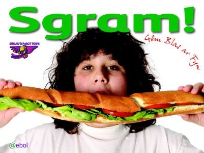 Cover image for Gemau'r Parot Piws: Sgram! Gêm Blas ar Fyw!, isbn: 9781905255894