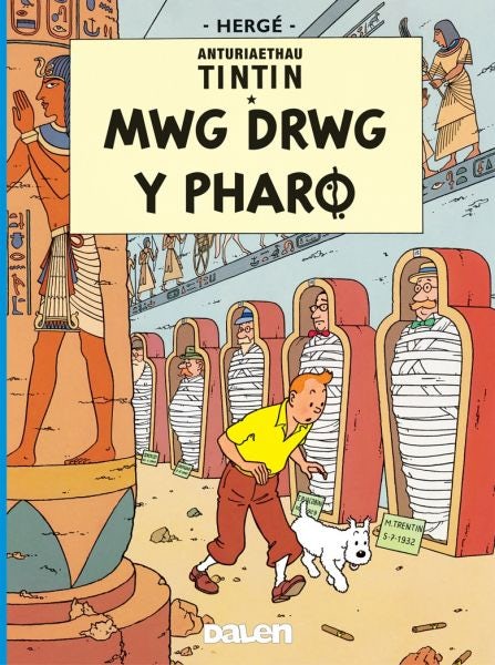 Cover image for Cyfres Anturiaethau Tintin: Mwg Drwg y Pharo, isbn: 9781906587024