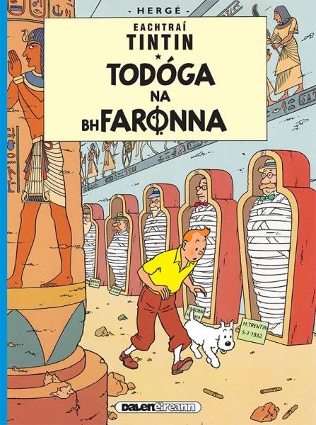 Cover image for Tintin: Todoga Na Bhfaronna (Irish), isbn: 9781906587451