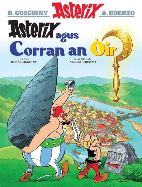 Cover image for Asterix Agus an Corran ÒIr (Gaelic), isbn: 9781906587567