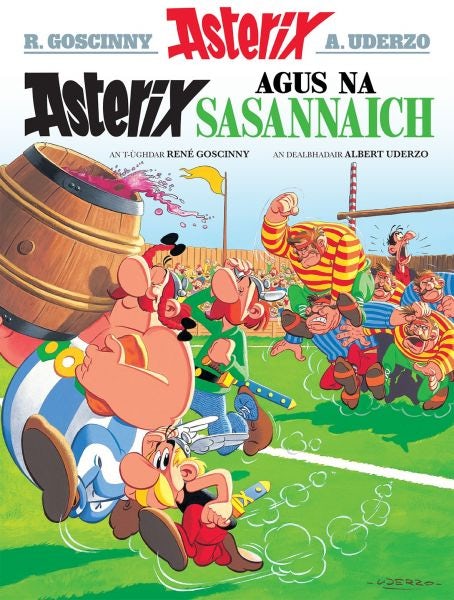 Cover image for Asterix Agus Na Sasannaich (Gaelic), isbn: 9781906587635