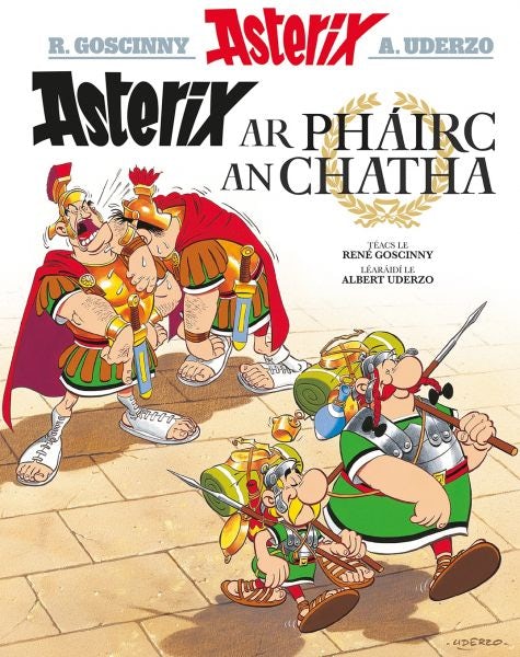 Cover image for Asterix ar Pháirc an Chatha (Irish), isbn: 9781906587796