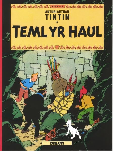 Cover image for Cyfres Anturiaethau Tintin: Teml yr Haul, isbn: 9781906587895