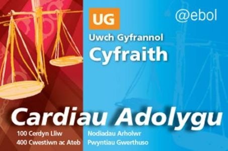 Cover image for Cardiau Adolygu'r Gyfraith - Y Gyfraith Uwch Gyfrannol, isbn: 9781908574244