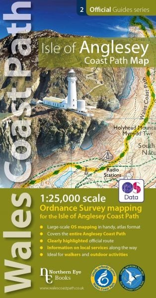Cover image for Official Guides Series - Wales Coast Path: Isle of Anglesey Coast Path Map, isbn: 9781908632593