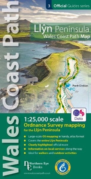 Cover image for Official Guide Series - Wales Coast Path: Llŷn Peninsula Coast Path Map, isbn: 9781908632609