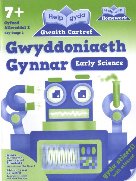 Cover image for Help gyda Gwaith Cartref - Gwyddoniaeth 7+, isbn: 9781909666887