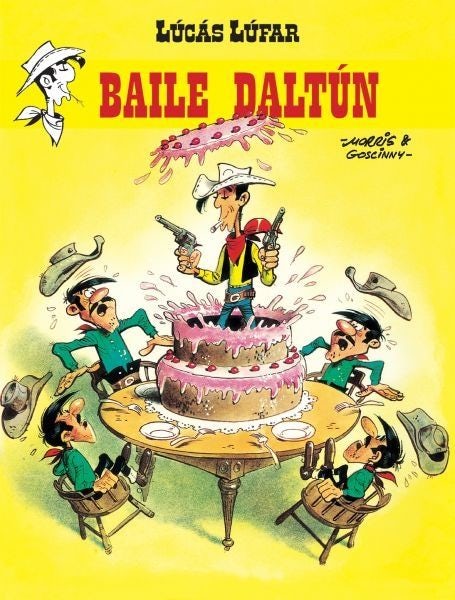 Cover image for Lúcás Lúfar: Baile Daltún (Lucky Luke in Irish), isbn: 9781913573447