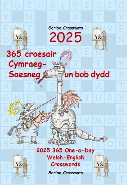 Cover image for 2025 365 croesair Cymraeg-Saesneg Un bob dydd, isbn: 9781917405225