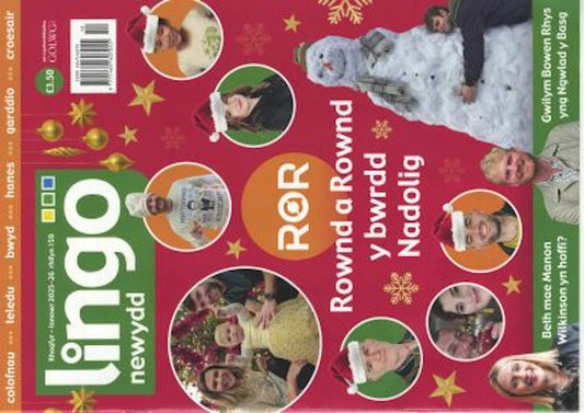 Cover image for Lingo Newydd 159 (Rhagfyr 2025/Ionawr 2026), isbn: O577127714